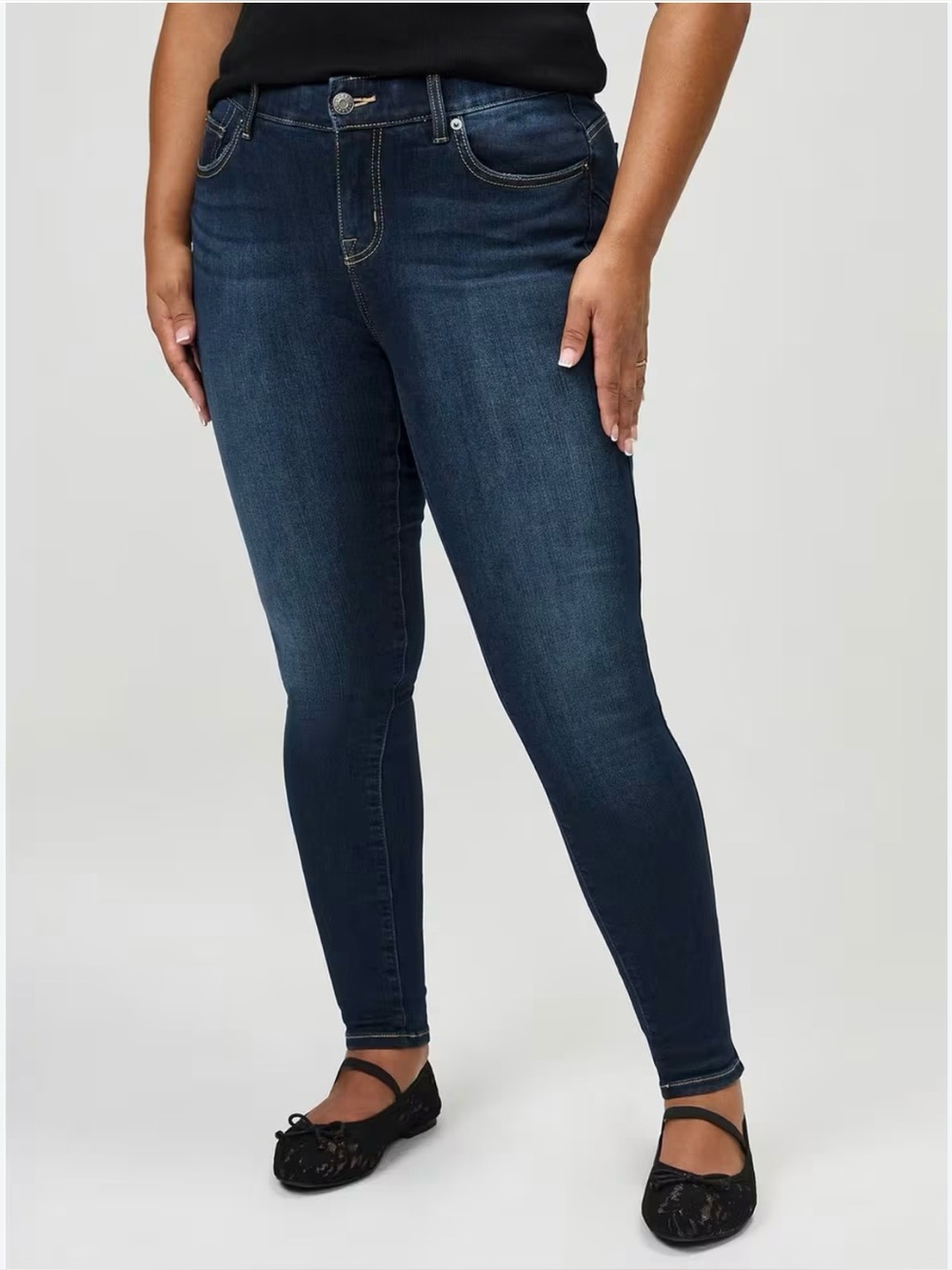 NWT Torrid Dark Blue Premium Stretch Bombshell Skinny Jeans Size 18